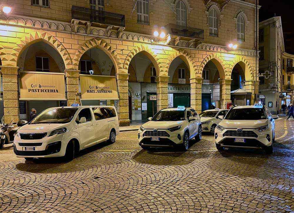 consorzio taxi a Sanremo le città del festival